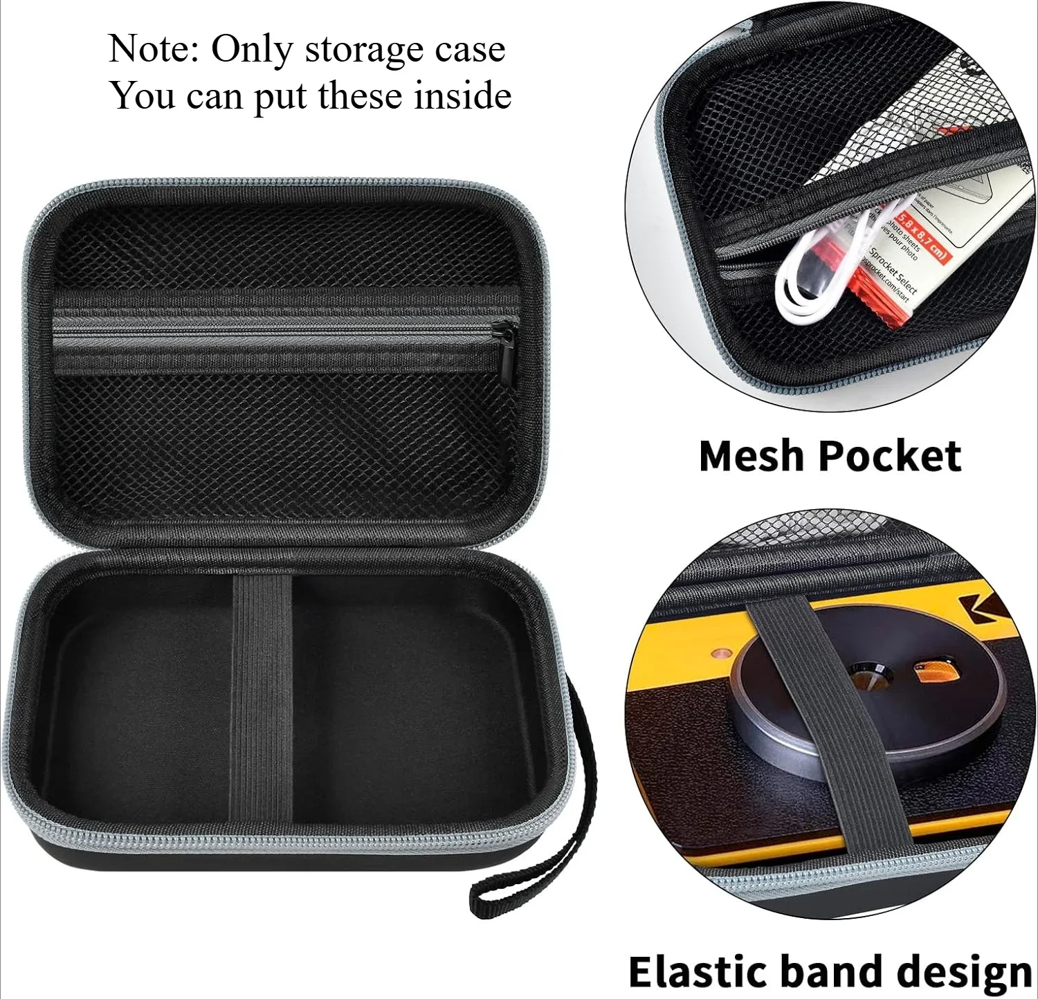 Print Camera Case For Kodak Mini Shot 3 Retro 4PASS Wireless Instant Camera & Photo Printer