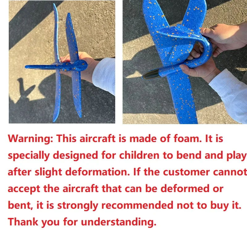 Avion RC en mousse pour enfants - 6 couleurs, volant facile