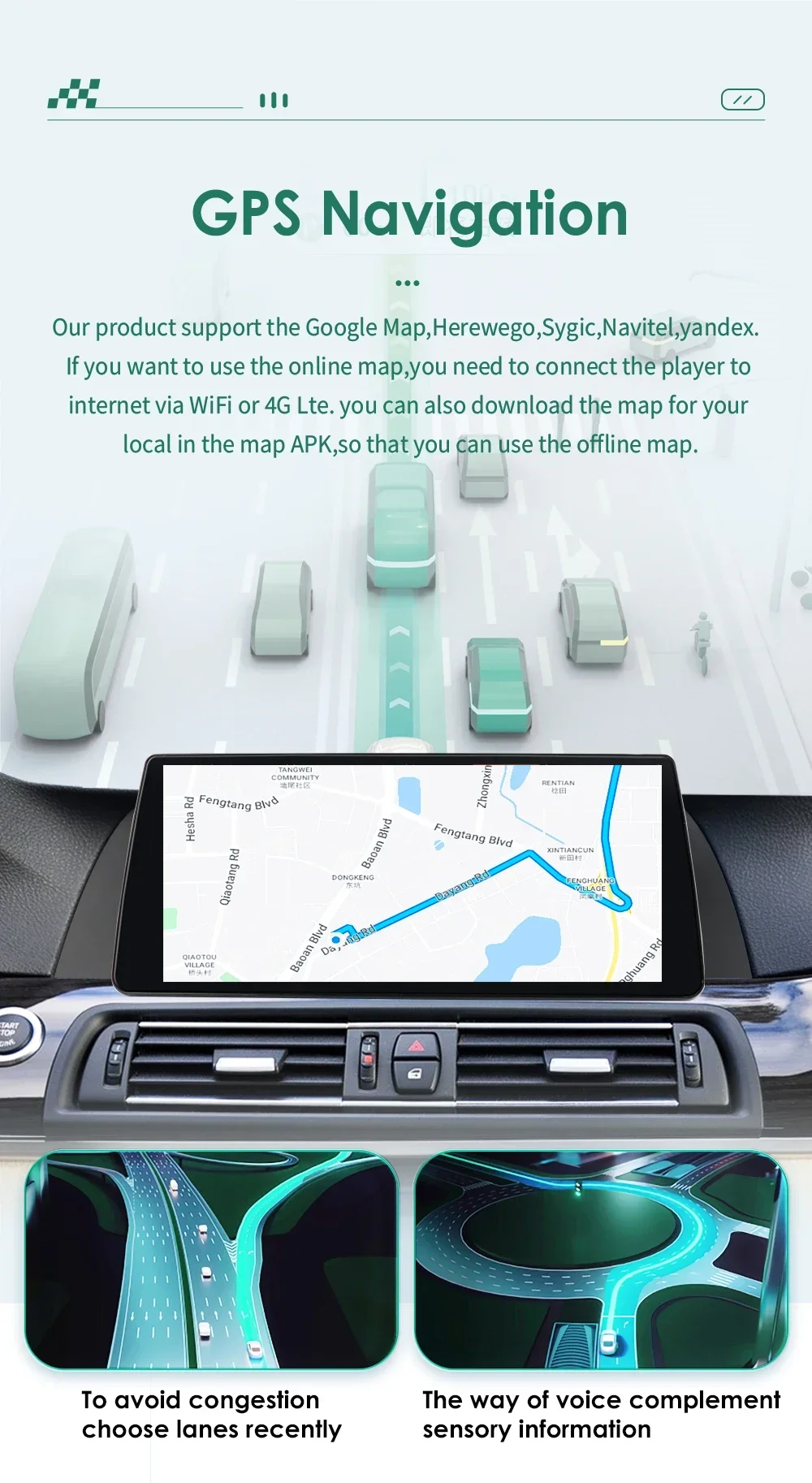 10.33" Android Car Radio for BMW 5 Series F10 F11 520i 525i 528i 2011-CIC NBT UI7862 Multimedia RDS DSP CarPlay car multimedia player car radio