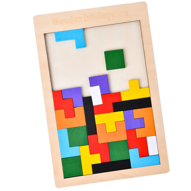 Wooden Puzzle Toys 1Pcs Variety Baby Early Learning Children's Thinking Logic Intelligence Development