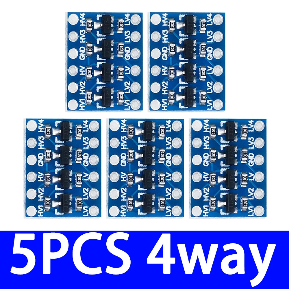 1 To 5 PCS I2C/IIC 8-Channel Logic Level Converter Module – Bi-Directional For Arduino/Raspberry Pi