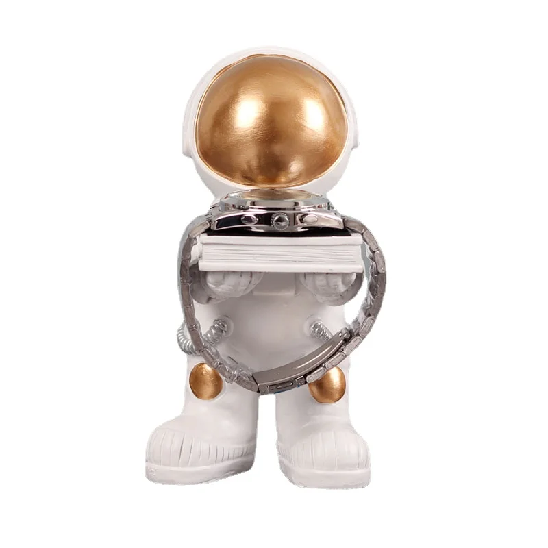 Creative Spaceman Watch Stand Case Display Luxury Watch Holder Stand Figurine Apple Astronaut Orologi Meccanici Staffa Regalo
