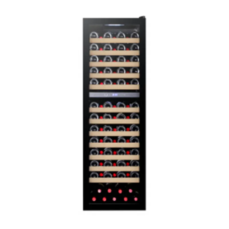 210L R600a vertical glass door stand up display Wine coolers Beverage coolers