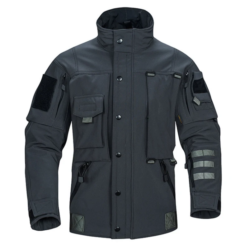 Outdoor Soft Shell Jacket Motorcycle Tactical Maneuver High Energy Jacket Equipment Army Fan Hunting Combat Uniform