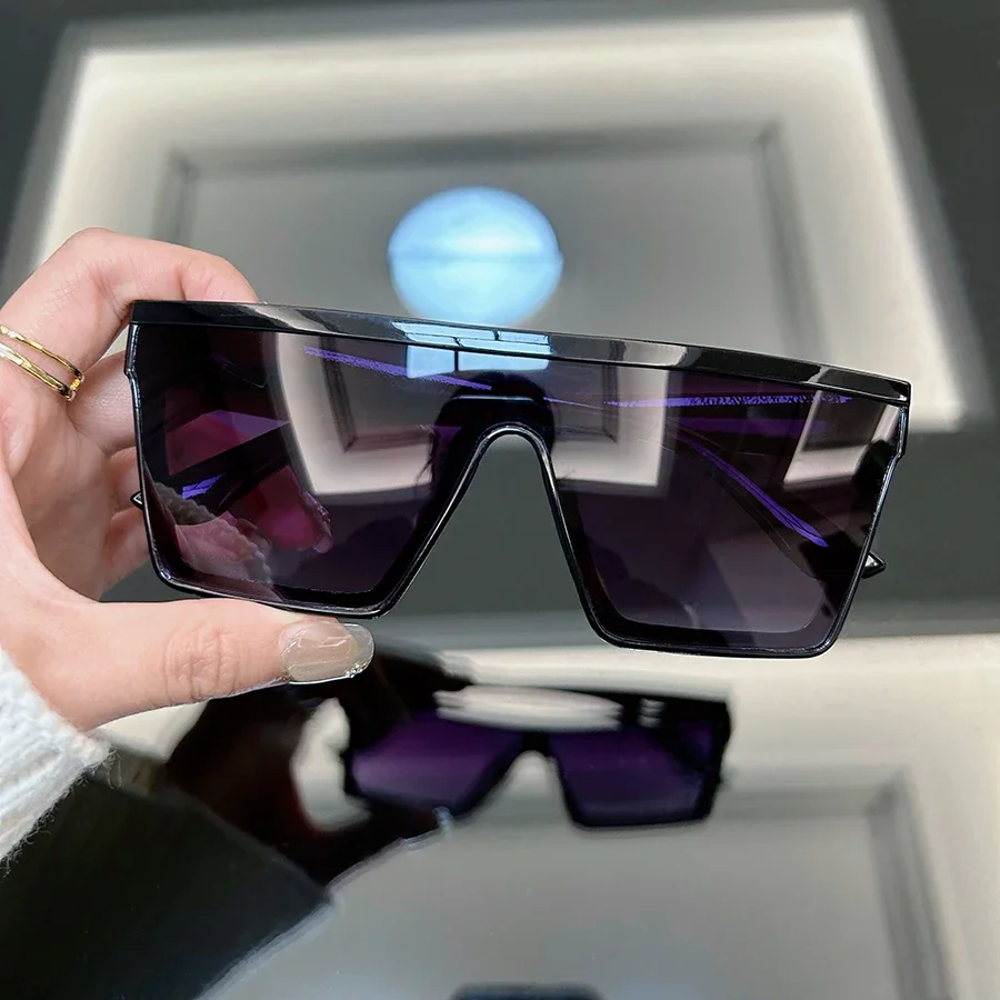 Fashion Square Vintage Sunglasses – Retro Designer Shades for Men & Women, Mirror Lens Outdoor Eyewear