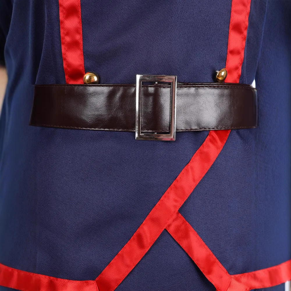 Chained Soldier: Ueman Kyoka | Blue Uniform Cosplay Costume Set 28 My Hero Academia Kyoka Jiro School Uniform Cosplay Costume