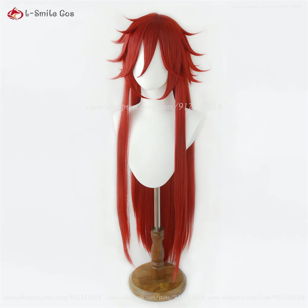 Black Butler Anime Cosplay Perücke – Ciel Phantomhive, Sebastian, Grell, Undertaker, Alois – Hitzebeständig 34