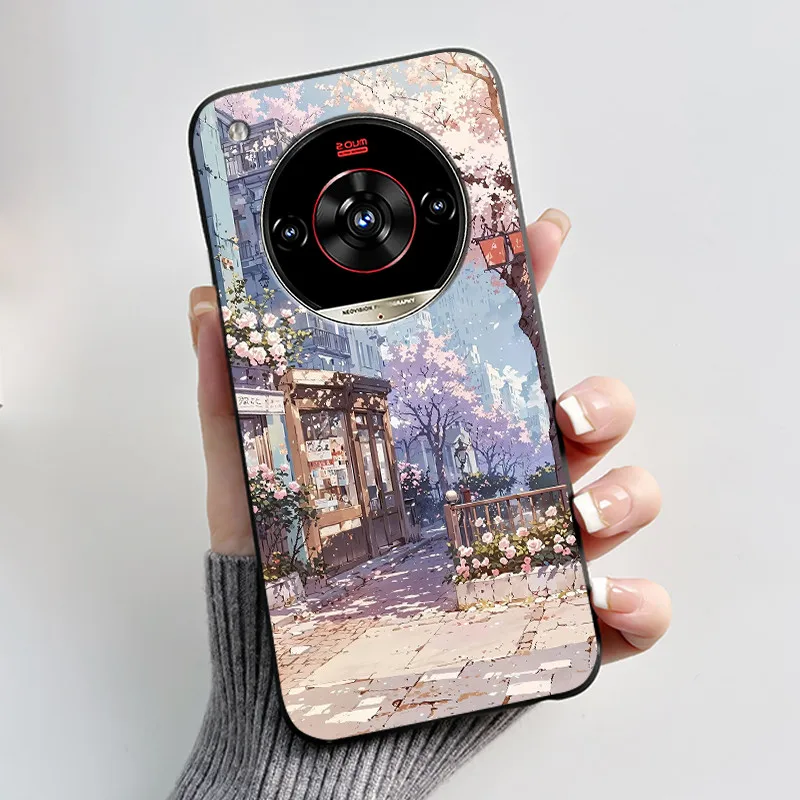 Aesthetic Luxury Soft Silicone Cover for ZTE Nubia Focus 2 Ultra 5G - Cute & Cool Design for Boys & Girls