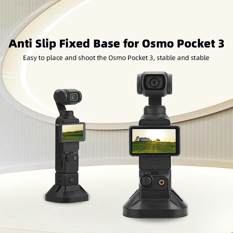 

Desktop Base For DJI Pocket 3 Handheld Gimbal Support Base Stand Quick Release Mount For DJI Osmo Pocket 3