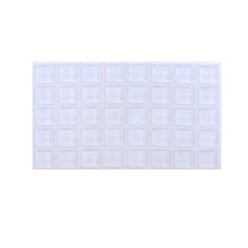 1 pcs  silicone cushion mat self adhesive pad black/clear rubber feet cabinet plug bumper pad adhesive cushion cabinet door mat - Image 2