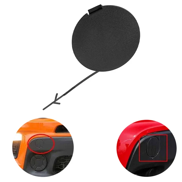 Copertura Per Gancio Di Traino Anteriore Nero - Ricambio Per Jeep Renegade 2015-2018 - Materiale ABS - Foto 8