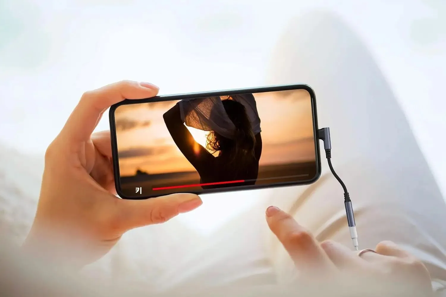 USB C-3.5mm 헤드폰 잭 어댑터, 타입-C-3.5mm AUX 오디오 동글 케이블 코드, 아이폰 17/17 Pro Max/16 호환