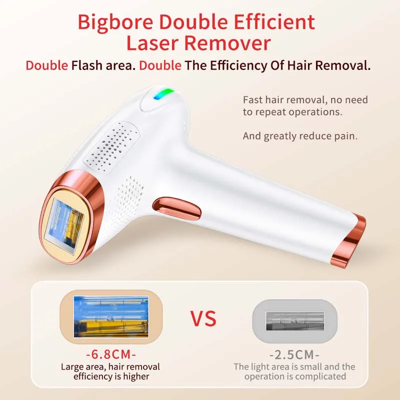 Ipl Laser Hair Removal Device Home Use Portable Ice Cooling System_voghion.com