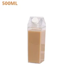 Enhanced Reusable Leakproof Transparent Sport Bottle - 500/1000ml Capacity - 500 - 1000ml (500ml)