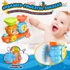 Wall Sunction Cup Track Water Games Baby Bath Toy Children Bathroom Monkey Caterpilla Bath Shower Toy for Boys Girls Kids Gifts 4