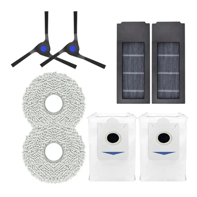

For Ecovacs Debot X2 / X2 Pro / X2 Omni Robot Vacuum Cleaner Main Side Brush Hepa Filter Mop Cloths Dust Bag Accessories Parts