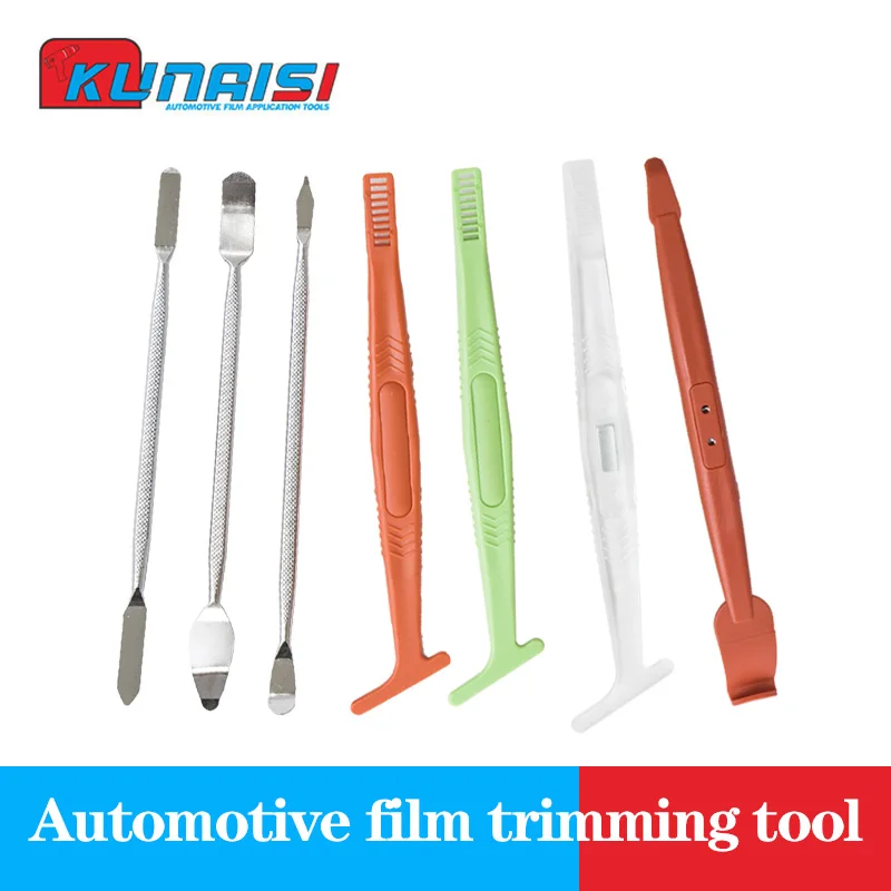 Car Accessories Carbon Film Wrap Micro Stick Squeegee Scraper Edge Detailing Vinyl Wrapping Tool Window Tinting Kit 3/4/7 KUNAISI