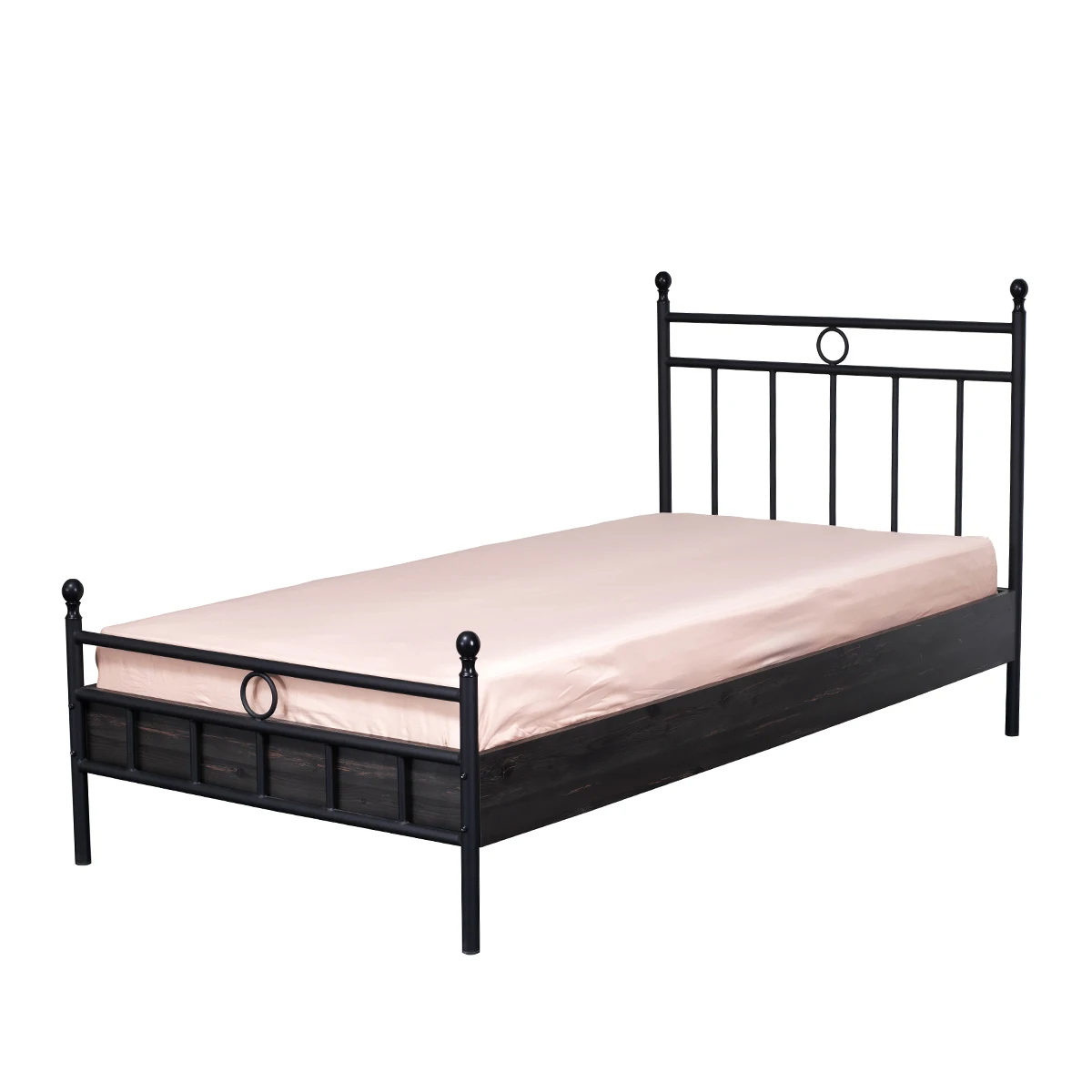 Complete set of Kids Bedroom Furniture Cabinets wardrobe and Mattress Made in Turkey Teenage Bed Metal made