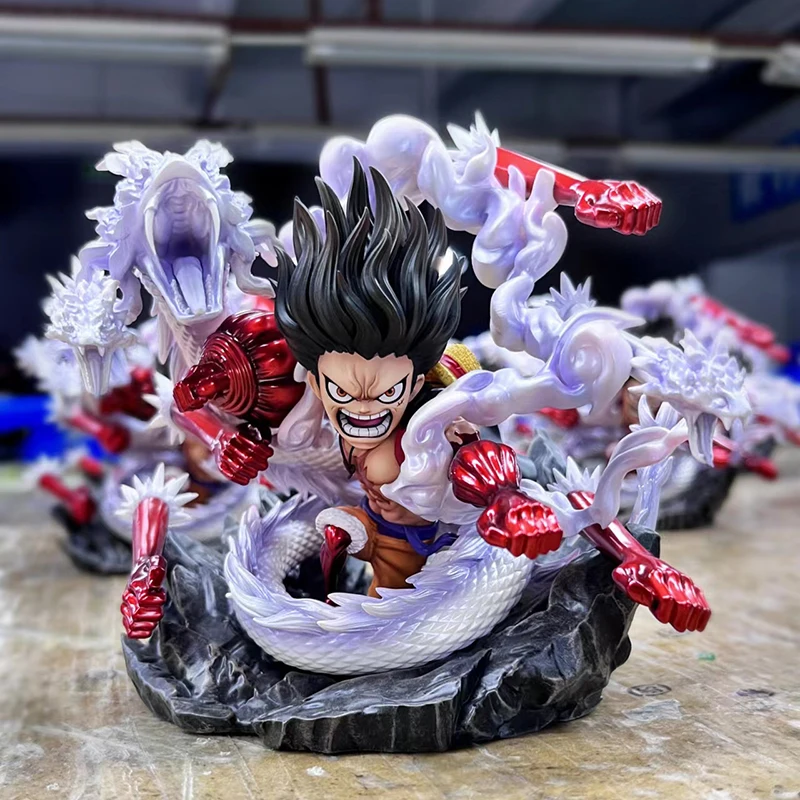 

Фигурка WCF Gear 4 Luffy, 15 см, цельная фигурка, экшн-фигурка из ПВХ, резина, змея, человек, девять головок, аниме, Коллекционная модель, кукла, подарки