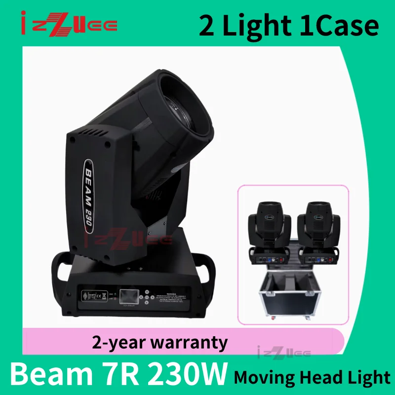 Haz de luz con cabezal móvil 230W 7R, modelo de llave móvil para DJ de 230W, haz 7r Sharpy DMX, iluminación de escenario musical para discoteca, efecto de lavado o estuche vacío