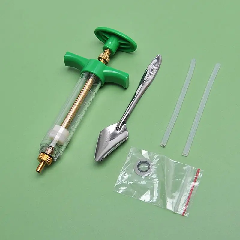 Manual Parrot Milk Feeding Syringe Baby Birds Feeding Injector Kit With Soft Hose And Spoons for Pigeons Bird Feeders Supplies