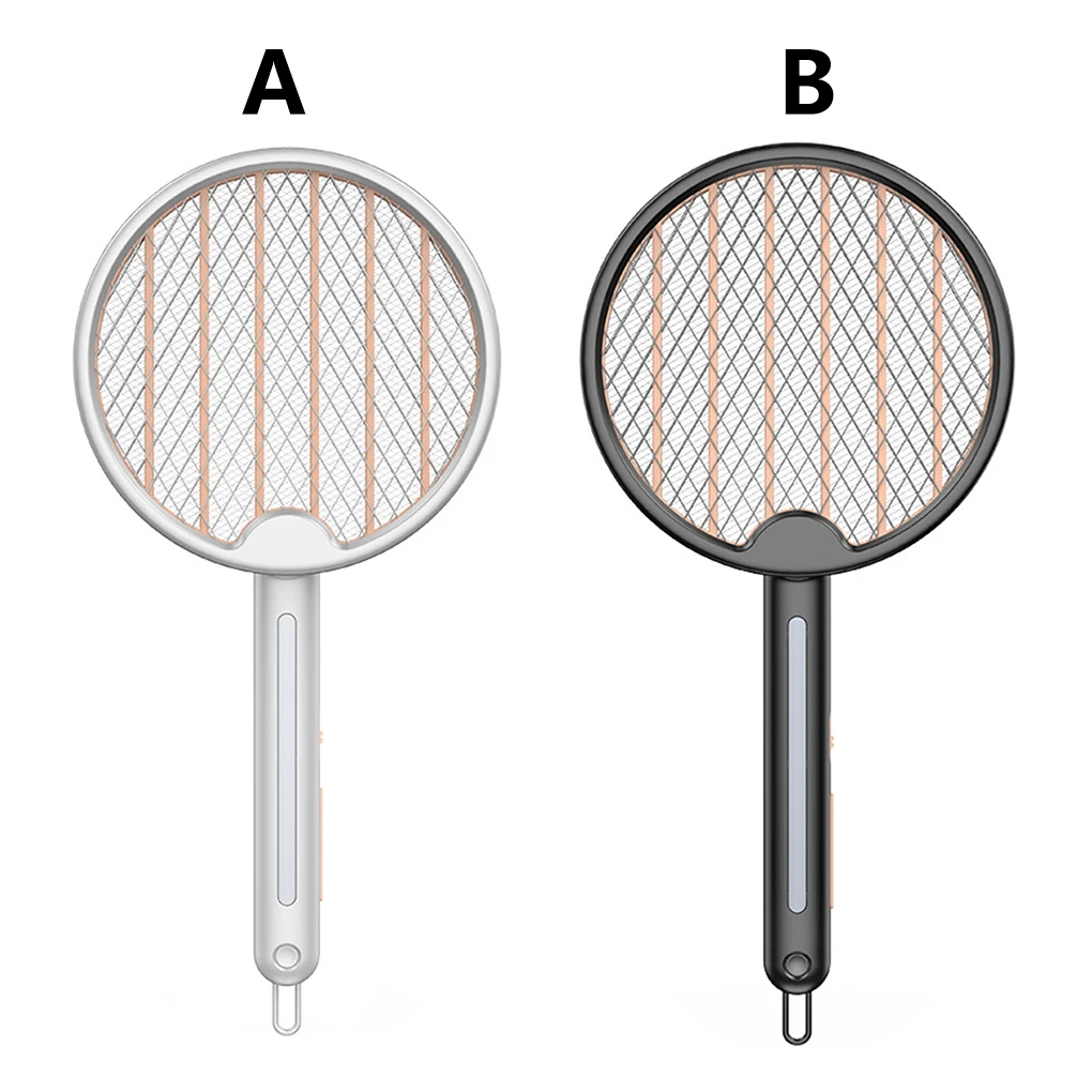 

Pest Racket 30 4000V Rechargeable Fly Bug Bat Foldable 3W LED Portable Insect Control Racket Black
