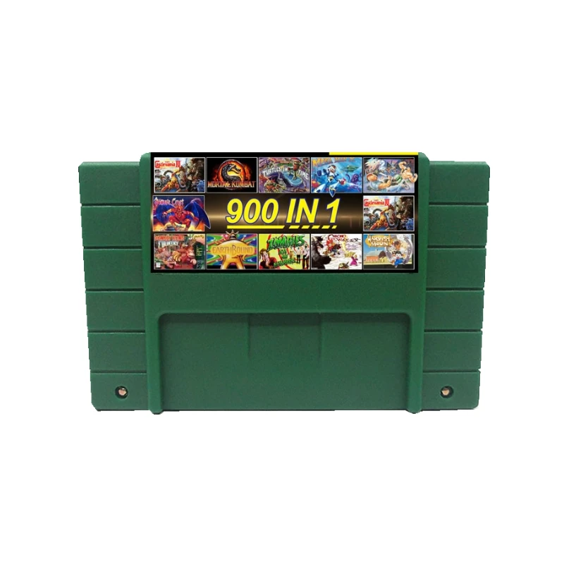 DIY 900 in 1 Super Multi Games Retro 16 Bit Game Card for SNES