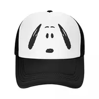 Snoopy Face Trucker Hat Adult 
Hip-Hop Hats Sun Caps Sun Caps Breathable Polyester Mesh Baseball Cap Summer 1