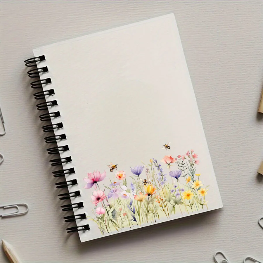 10pcs Spring Wildflower Floral UV DTF Cup Wrap Transfer Sticker Glass Coffee Mugs Decoration Cards Notebooks School Handmade dtf transfer sticker