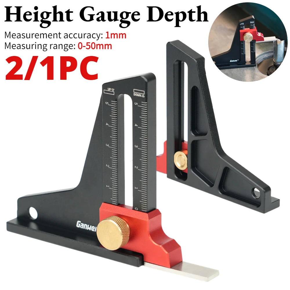 HeightGaugeDepthRulerAluminumAlloySawBladeMarkingRulerfor