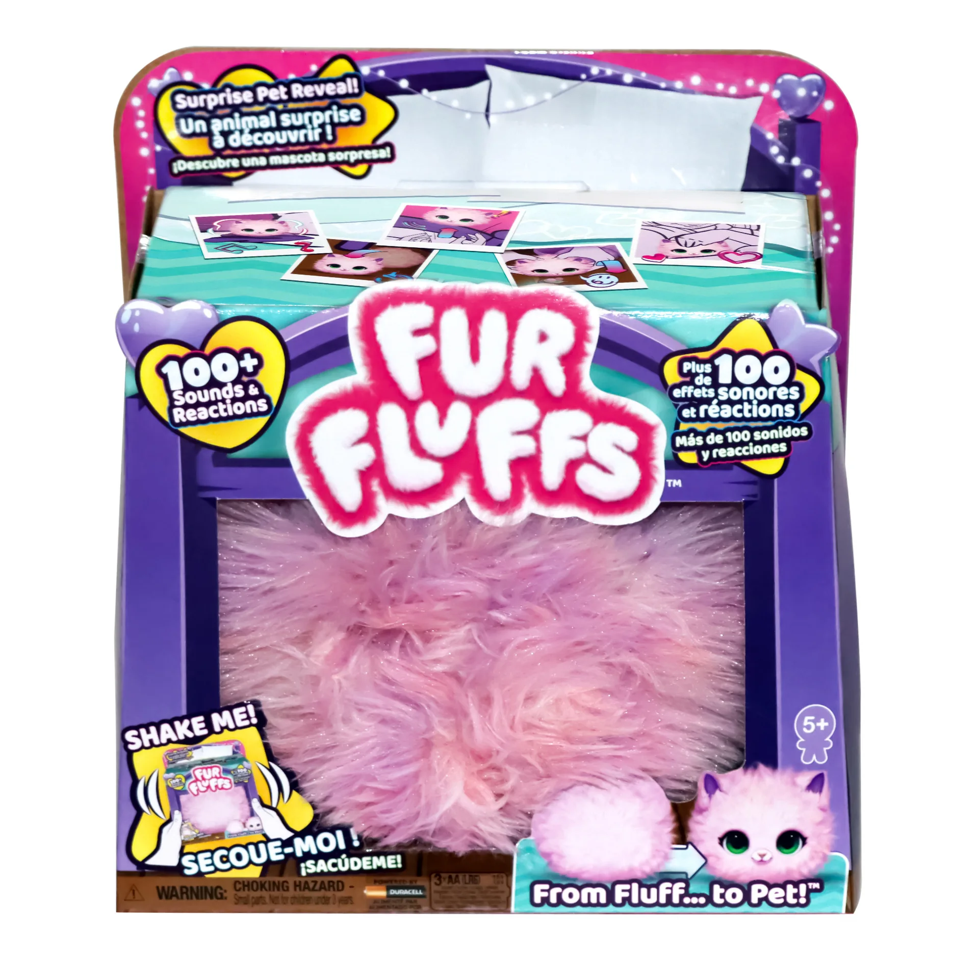 

Gift fuzzy pet magic plush doll Virtual pet dog cat children girl gift toy