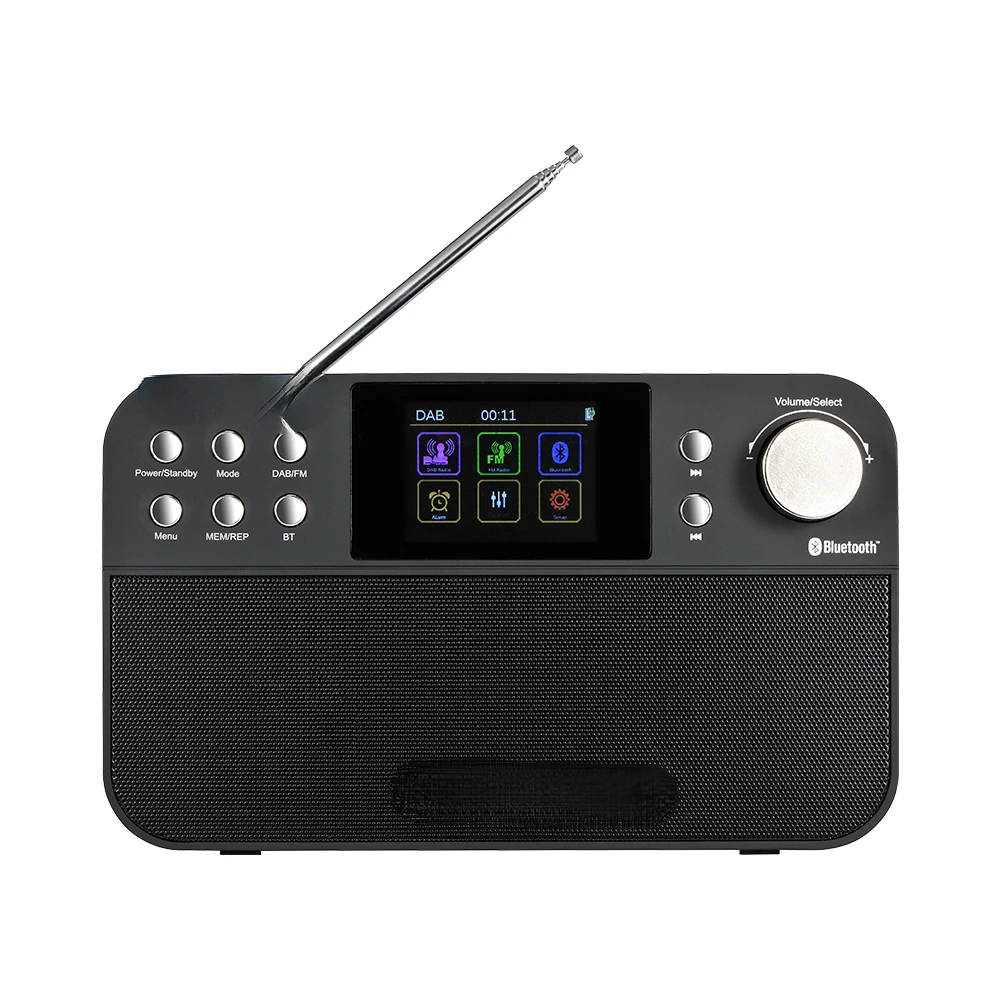 

Z3B DAB FM-радио с 2,4 дюймовым цветным дисплеем, цифровым проигрывателем, диапазонами частот, часами, радио