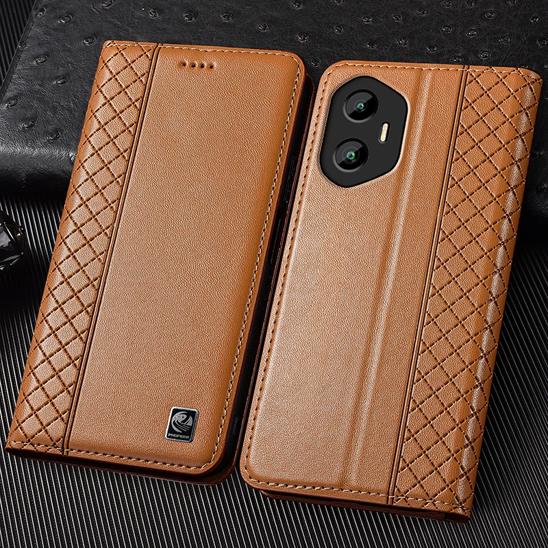 Napa Genuine Leather Flip Phone Wallet Cover Case