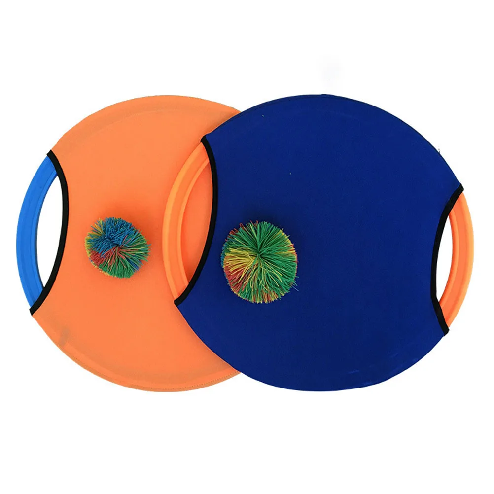 Trampoline Paddle Ball Set Flying Disc Toy Bounce Game Toss Catch For Kids Beach Park Water Sports Outdoor Activities Volleyball