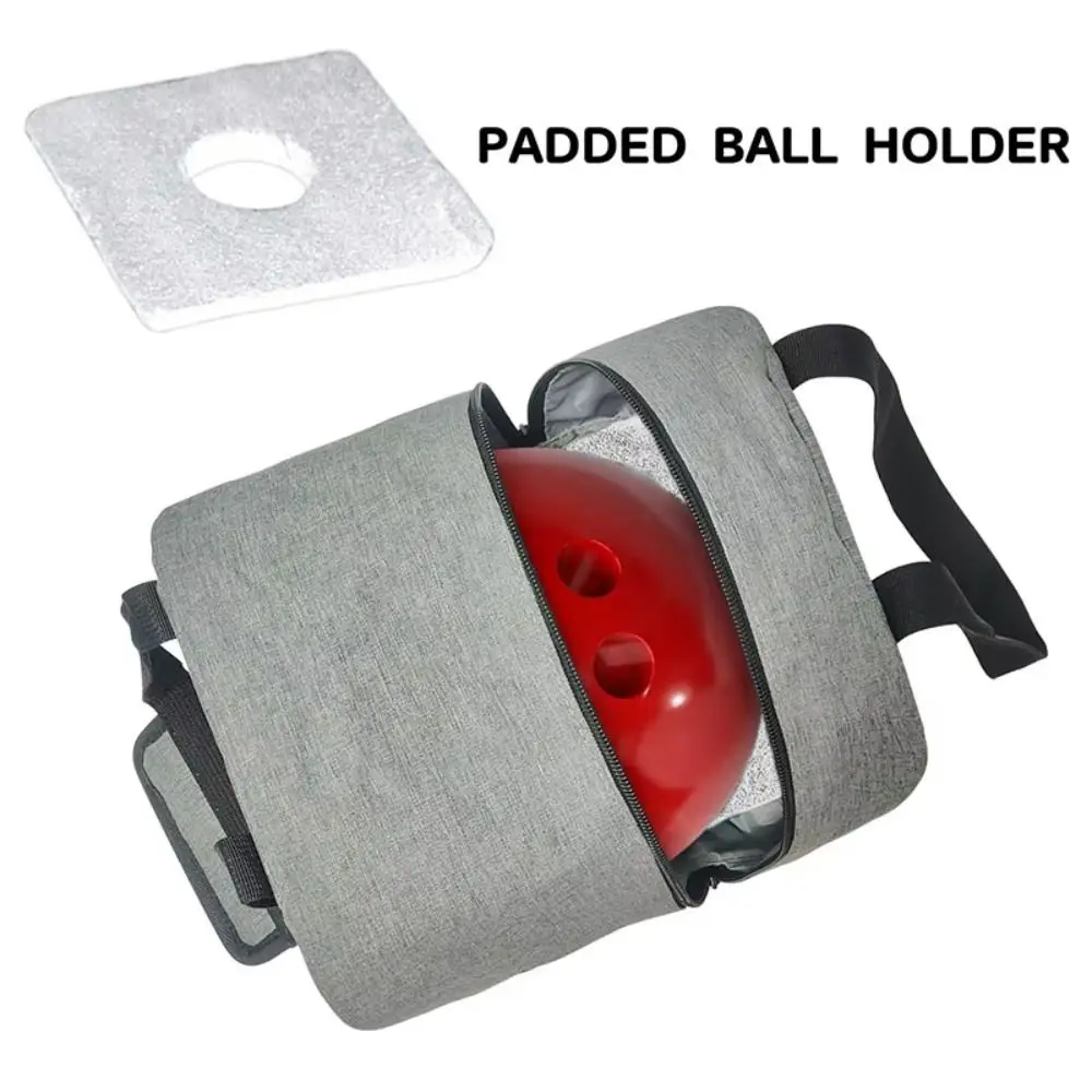 Borsa Imbottita per Palla da Bowling, Porta Palla Antiurto, Borsa Singola per Bowling, Borsa Leggera per Conservazione, Custodia Contenitore per Bowling - immagine 4