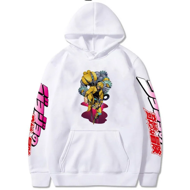

Harajuku JOJO's Bizarre Adventure Unisex Hoodies Japanese Men/Women Funny Sweatshirt Cartoon Streetwear Casual Vintage Tops