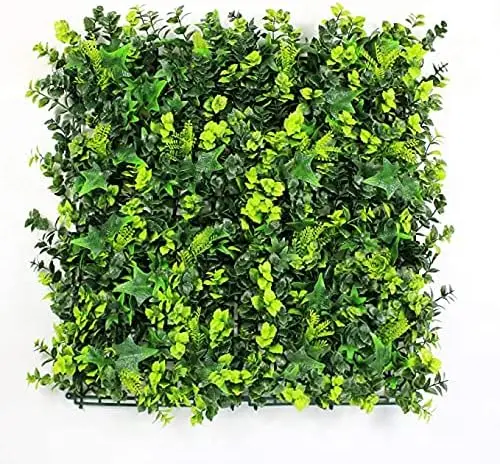 

Boxwood Topiary Hedge Plant Sound Diffuser Privacy Fence Screen Greenery for Both Outdoor or Indoor, Outdoor Artificial Plant C