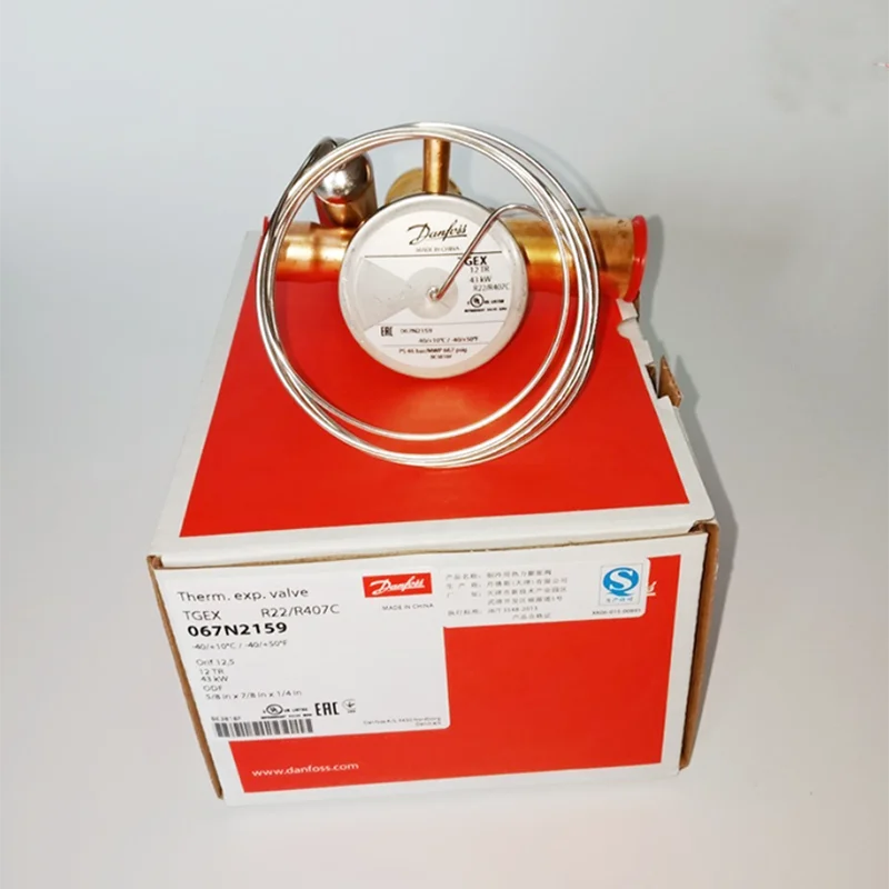 

Thermostatic expansion valve TGEX 12TR, R-22, R-407C with MOP 067N2159 new