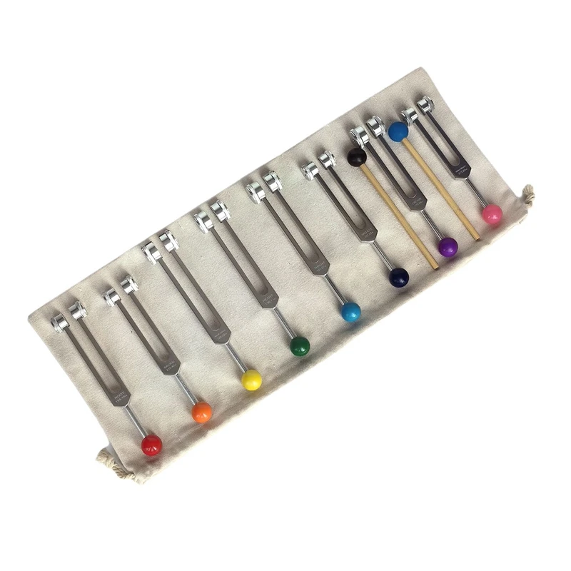 Chakra Tuning Fork Set For Healing, Tuning Forks With Tuning Fork Activator For Healing,Sound Therapy,Keep Body 2