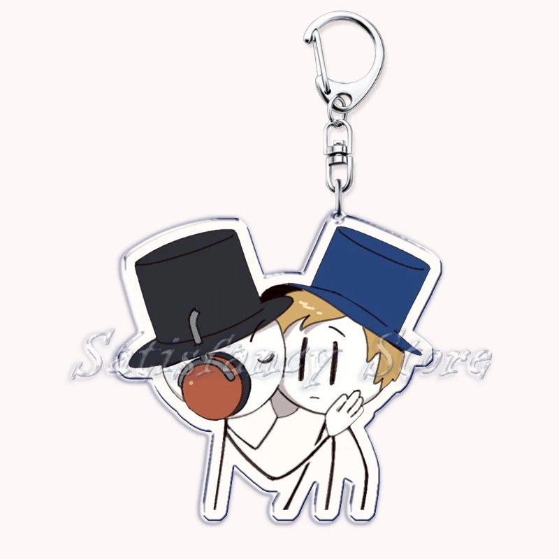 Spiel Henry Stick min Charles Calvin Acryl Schlüssel anhänger Schlüssel ring für Zubehör Tasche Anhänger Schlüssel anhänger Ring Schmuck Freunde Geschenke – Detail 30