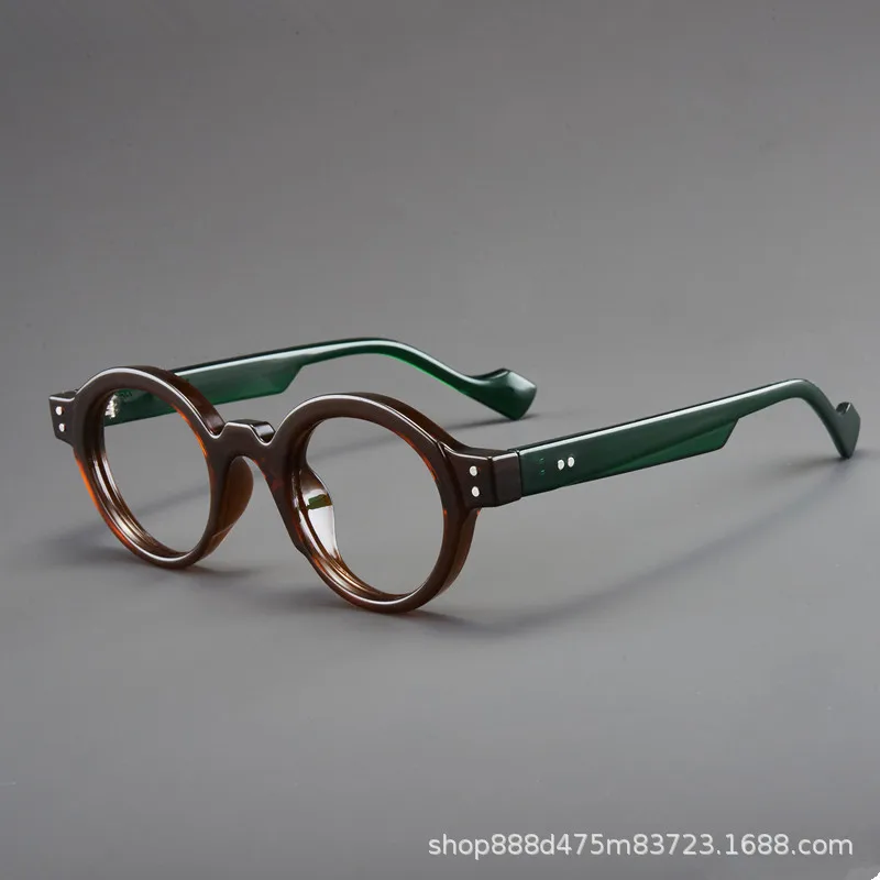 Marke Vintage Lesebrille Männer Kleine Runde Vergrößerungs Objektiv Mann Okular Plus Presbyopie Brille 0 + 1 + 1,5 + 2,0 + 2,5 + 3,0 + 3,5 + 4,0 – Detail 7