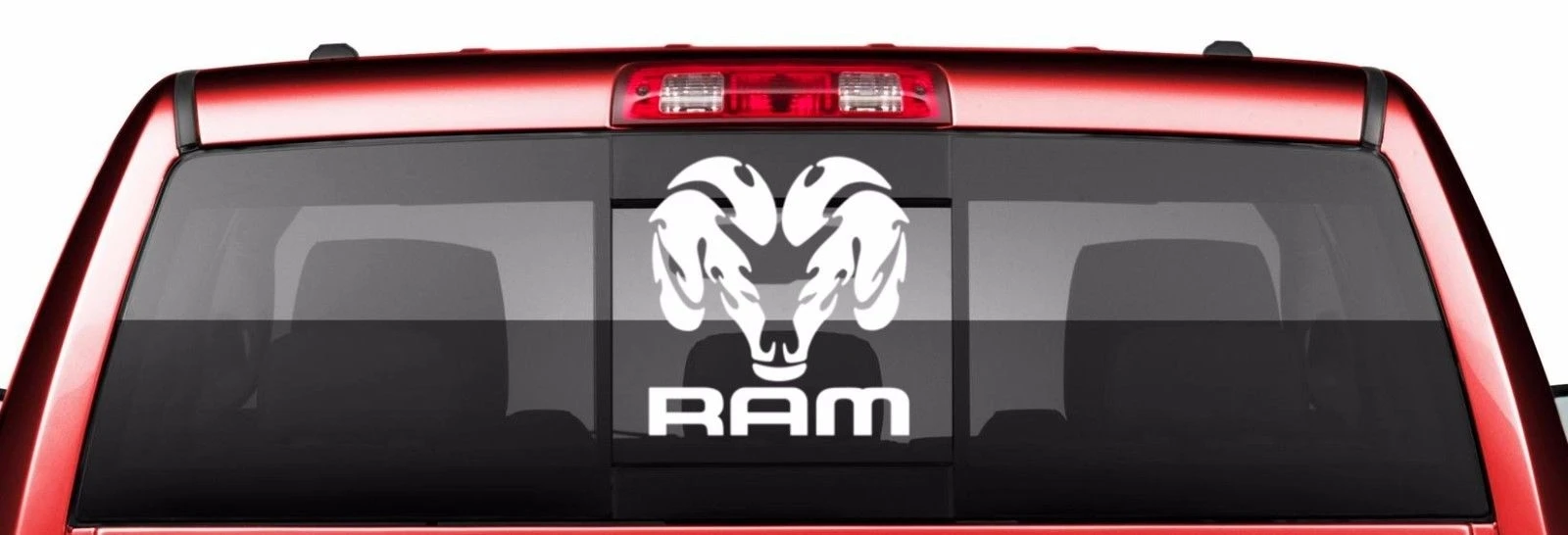 For Dodge Ram Logo Vinyl Decal Rear Window Truck Decal Dodge Ram