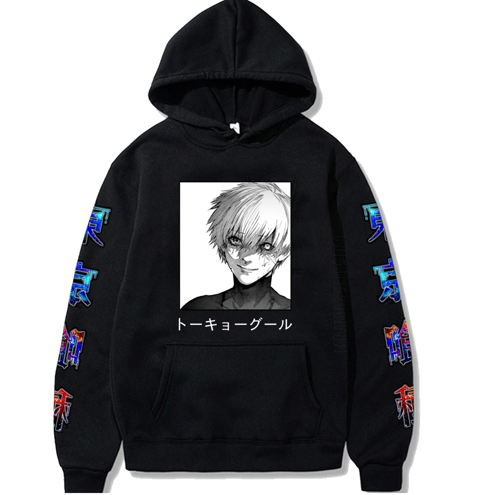 

Anime Tokyo Ghoul Hoodie For Men Women Long Sleeve Crew Neck Anime Manga Kaneki Ken Hoodie Pullover Gift