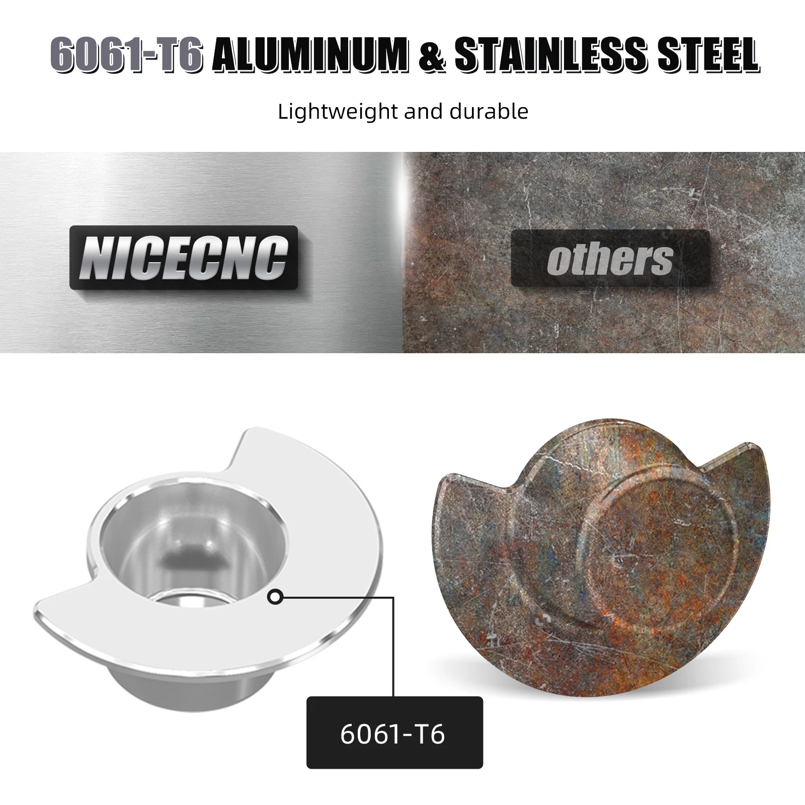 NICECNC ATV-Sitzbuchse, Ersatzstift für Yamaha YFZ450R 2012–2022, YFZ450RSE 2009–2024, YFZ450X 2010–2011, Aluminium – Detail 4