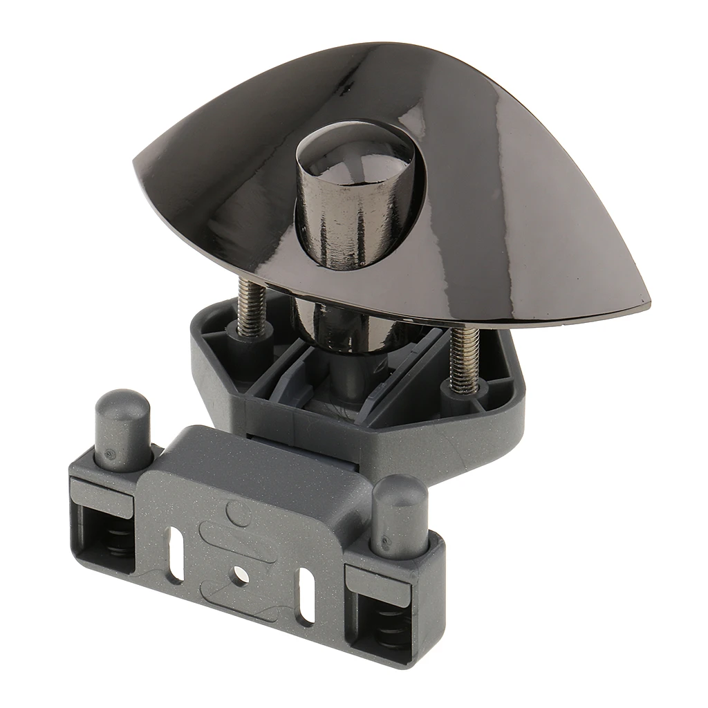 

MagiDeal Half moon Push Latch Knob Drawer Cupboard Door Furniture Lock Nickel