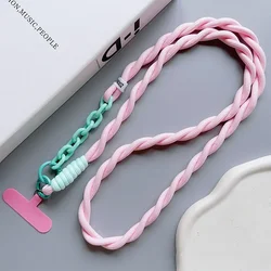 Handwoven Unisex Crossbody Mobile Lanyard - Sturdy, Durable, and Stylish Korean Design (05)