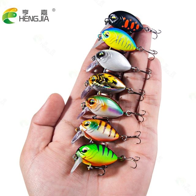 Plastic Artificial Fishing CrankBait 3.8Cm3.9g Bionic Fake Lure Mini Rock Fake  Lure Trout Bass Wobbler Swim Bait Fishing Tackle - AliExpress