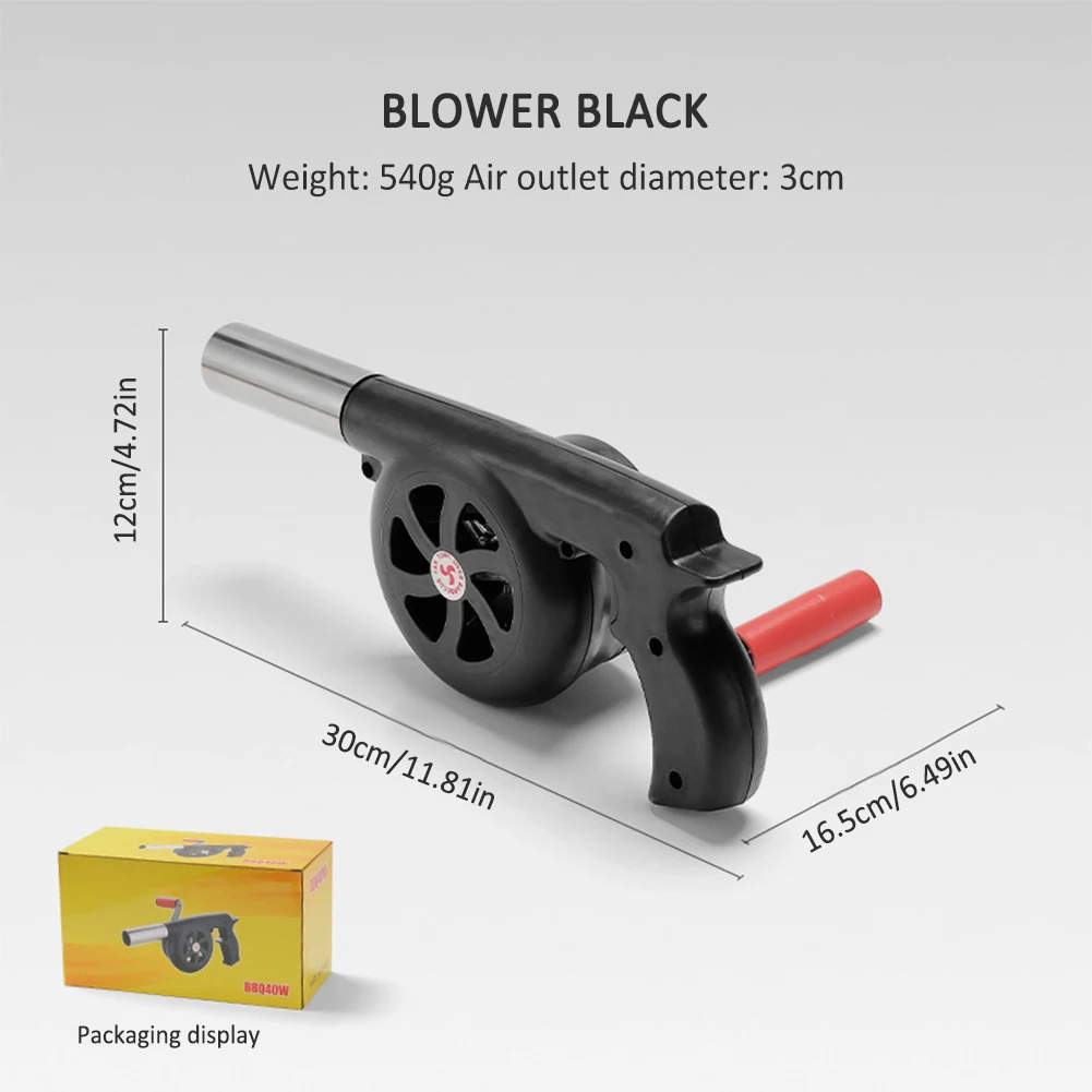 Hand BBQ Fan Outdoor Air Blower For Barbecue Picnic Manual Grill BBQ Fan Fire Bellows for Outdoor Camping Cooking Tools