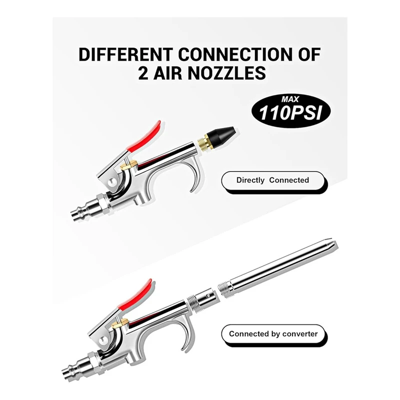 WCS-20 Piece Air Tool Kit Air Compressor Kit Air Tools With 1/4 Inch NPT Quick Connect Couplers Compressor Accessories