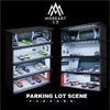 TimeMicro&MoreArt 1:64 Nissan Mazda Lamborghini Honda Alloy car model toy car scene with lights 1